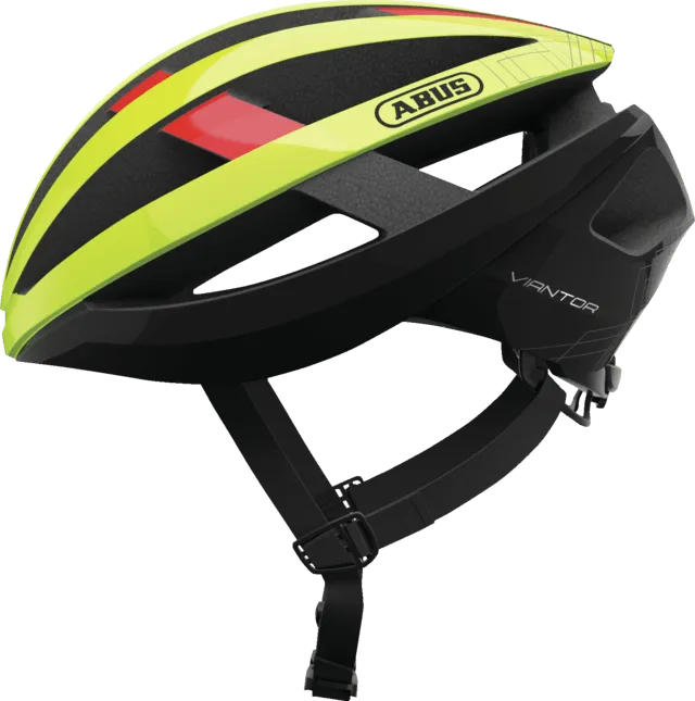 Abus Viantor MIPS Road Cycling Helmet (Neon Yellow)