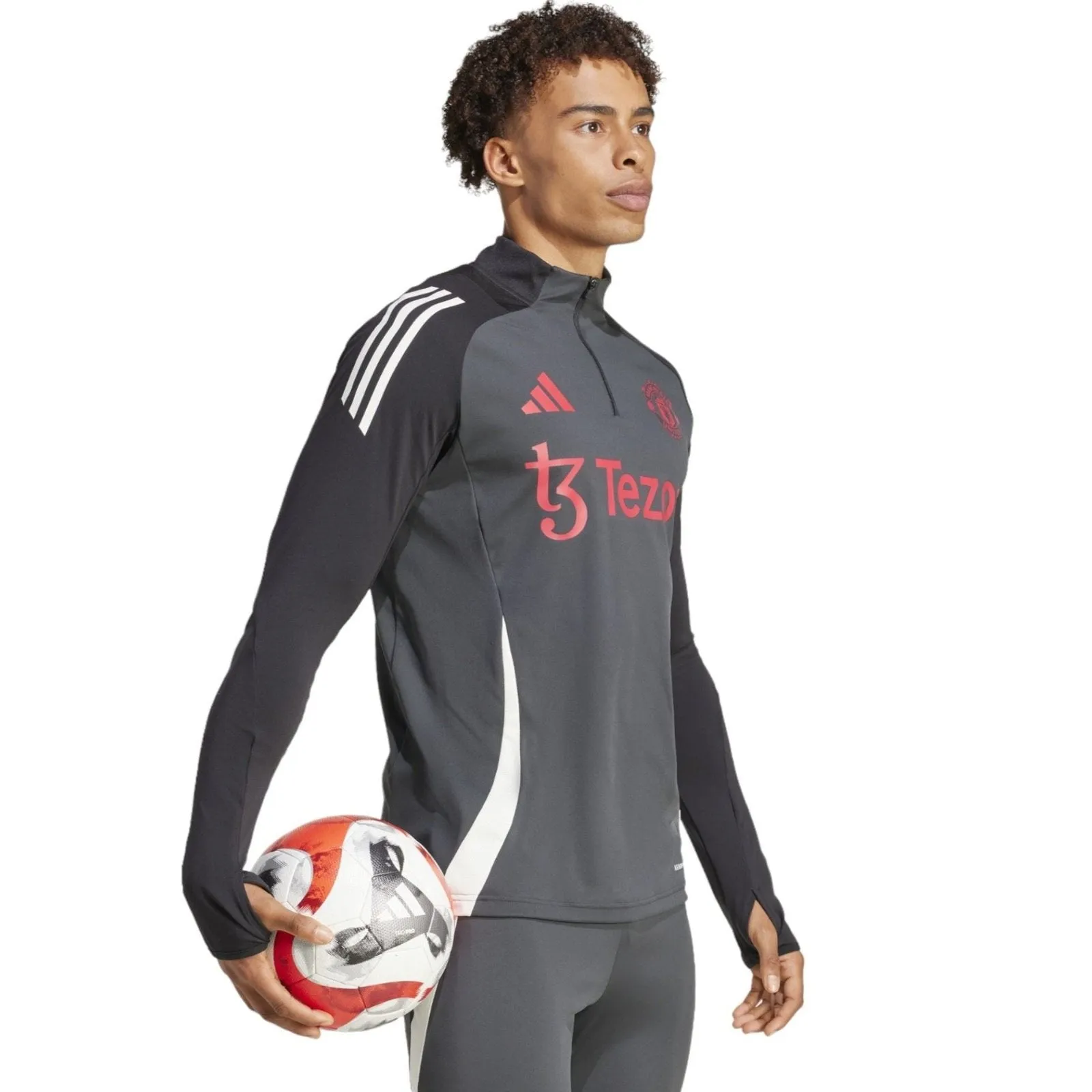 adidas Manchester United 2024/25 Quarter Zip Training Top