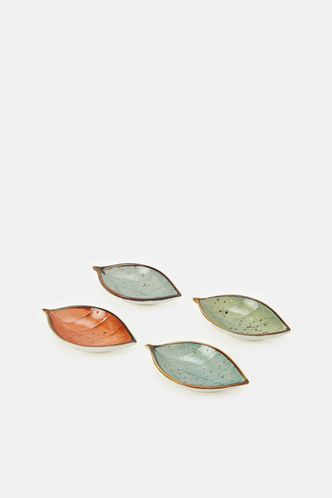 Assorted Leaf Shape Small Dish Set (4 Piece)