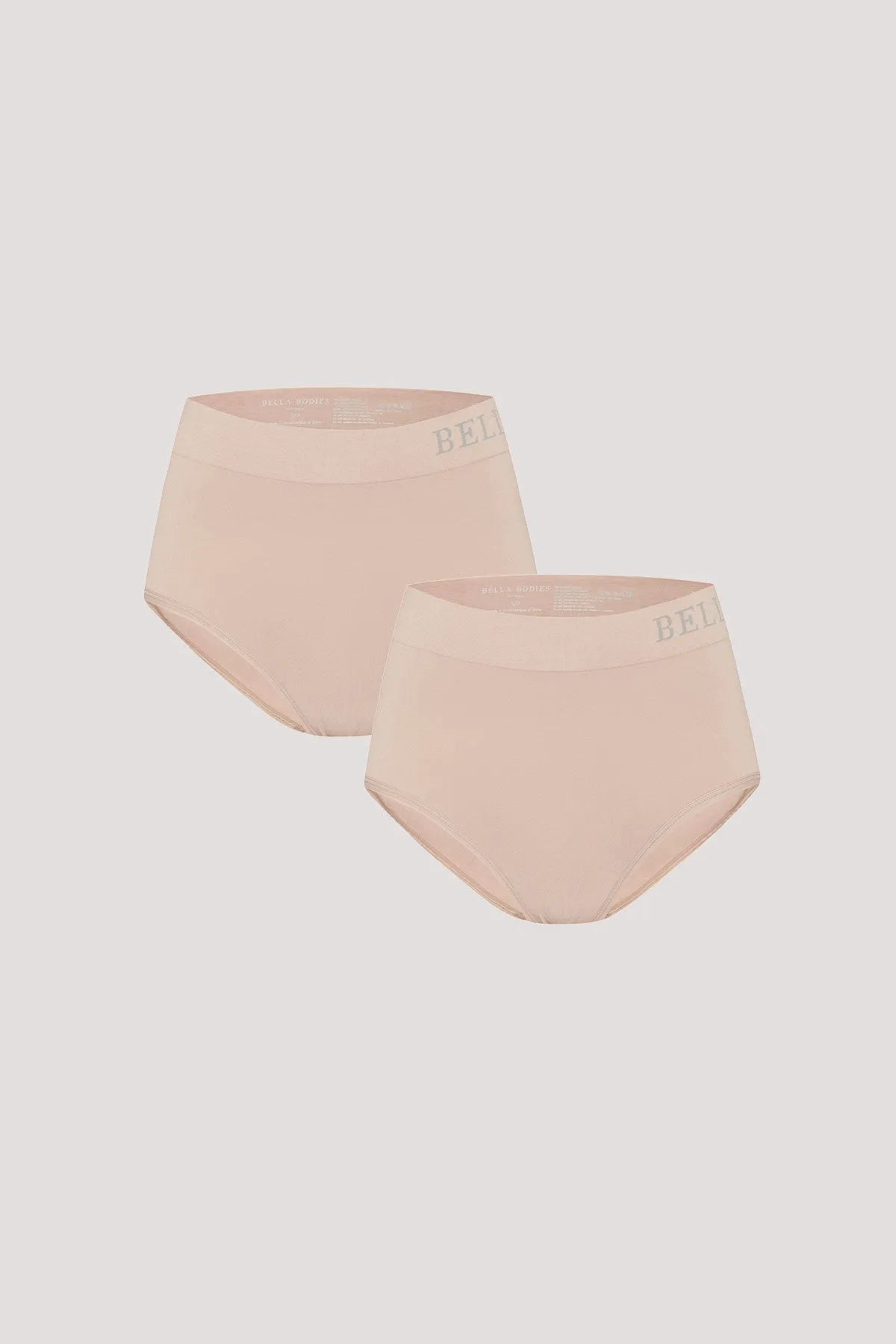 Bamboo Hi Waist Knicker 2pk