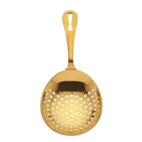 Barfly 6.5" Julep Strainer, Gold Plated