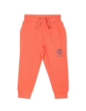 Boys Elasticised Waist Brand Print Joggers