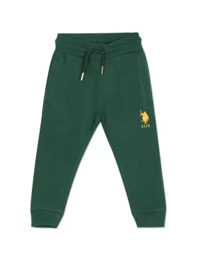 Boys Elasticised Waist Solid Joggers