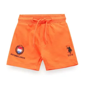 Boys Solid Sweat Shorts