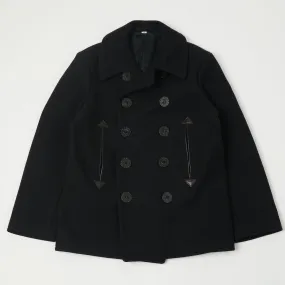 Buzz Rickson x William Gibson U.S. Navy Pea Coat - Black