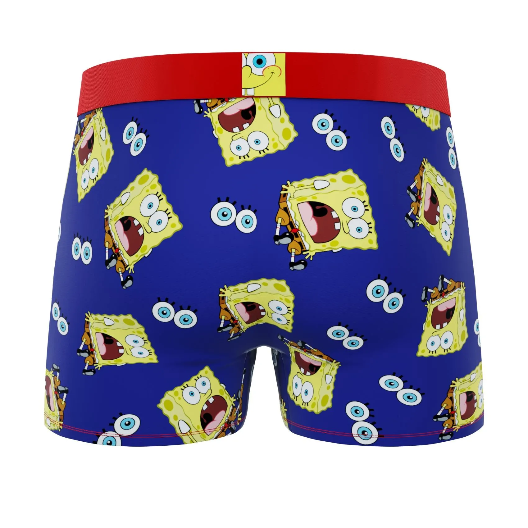 CRAZYBOXER Spongebob Krusty Krab Pizza Men's Boxer Briefs (2 pack)