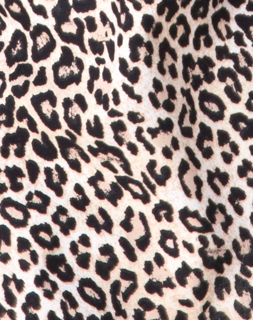 Crosena Dress in Rar Leopard