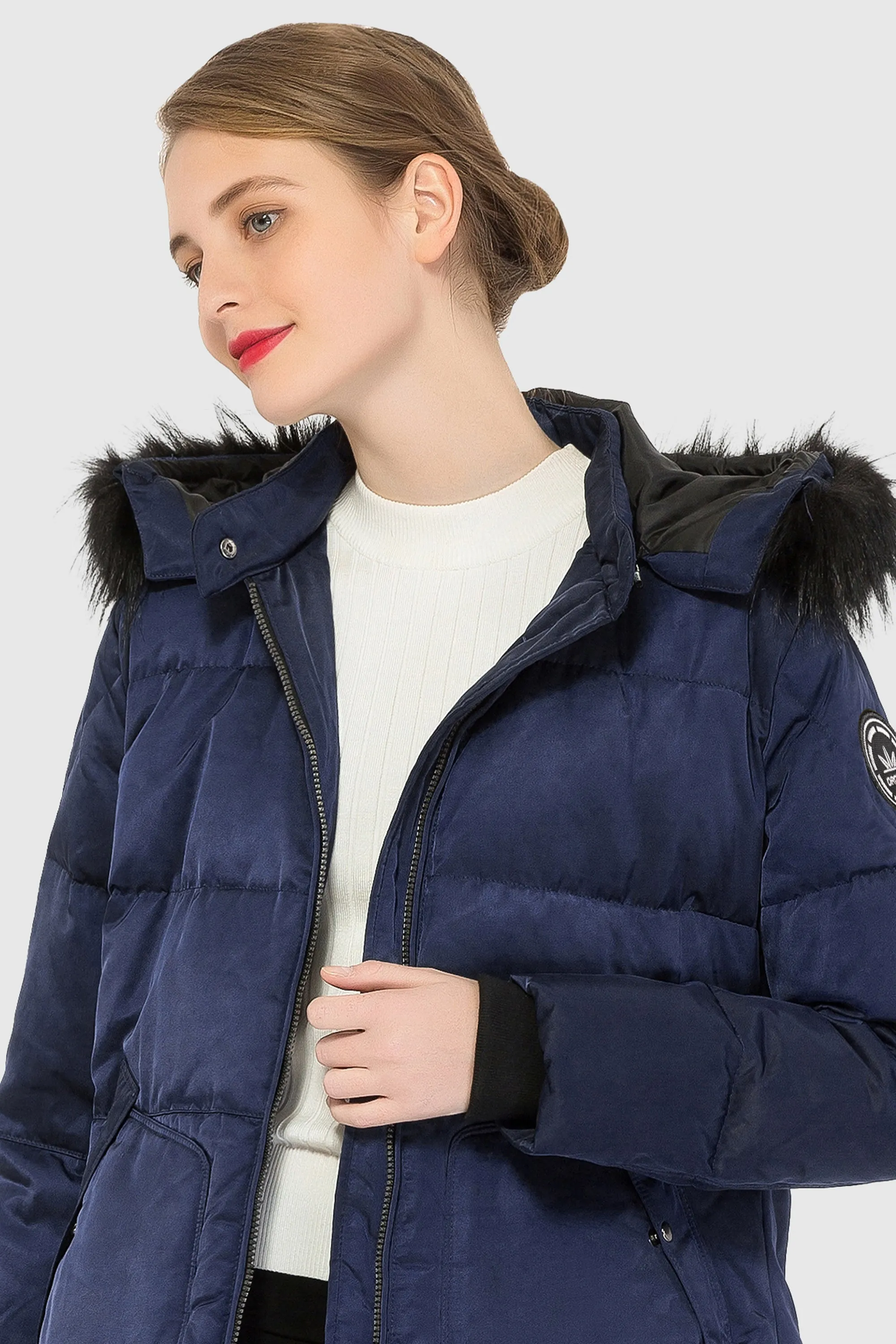 Double Snap Puffer Jacket