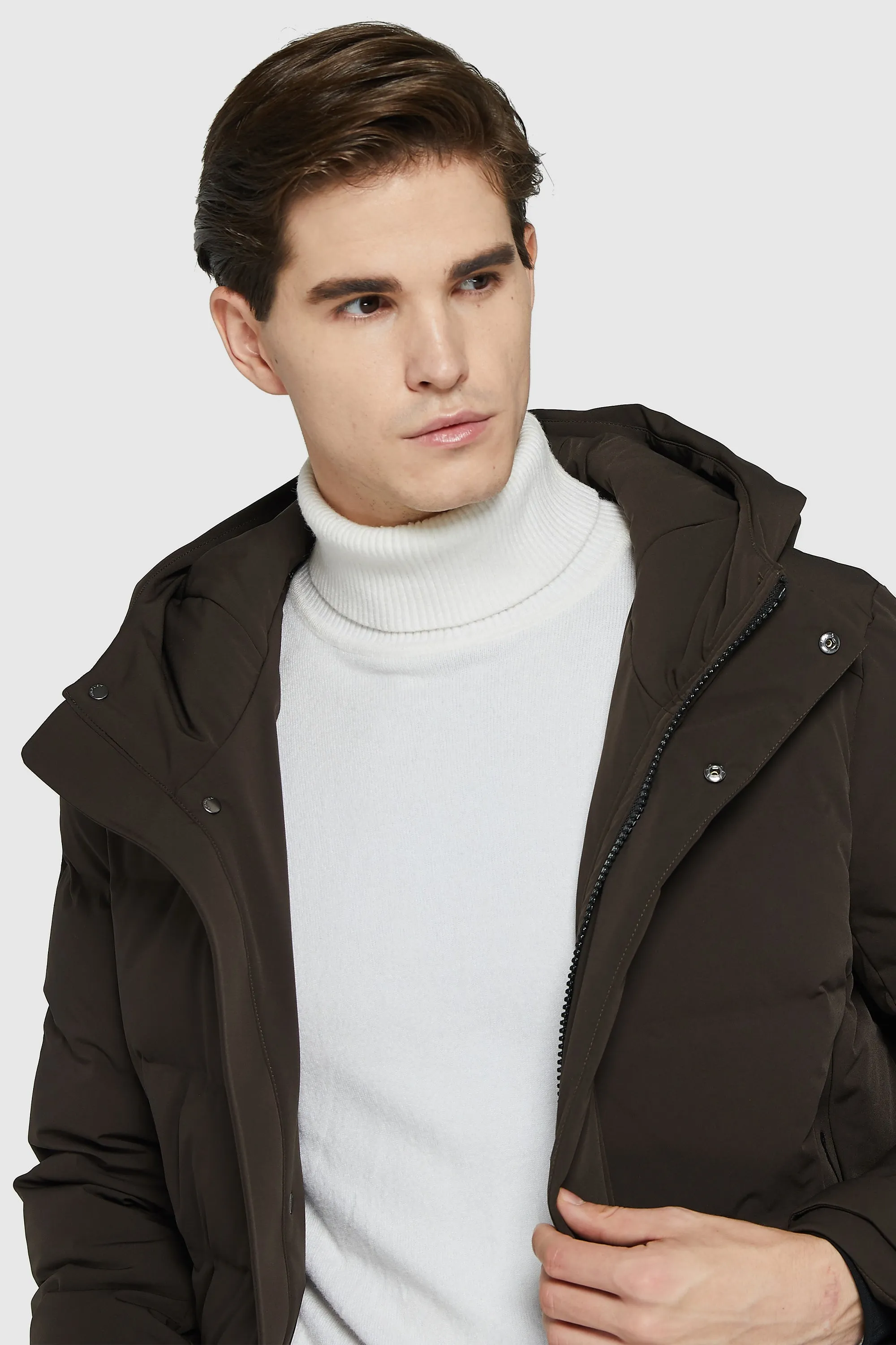 Double Snap Thickened Down Jacket