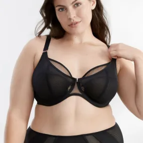 Elomi Kintai UW Plunge Bra in Black EL301202