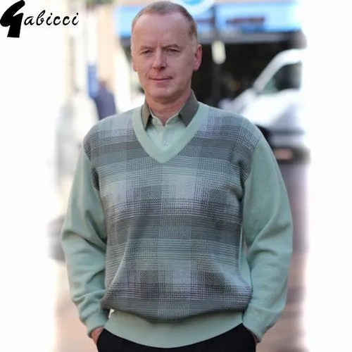 Gabicci M14  Gooseberry Pattern V Neck^