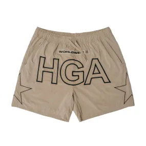 HGA Stitched Shorts - (Beige)