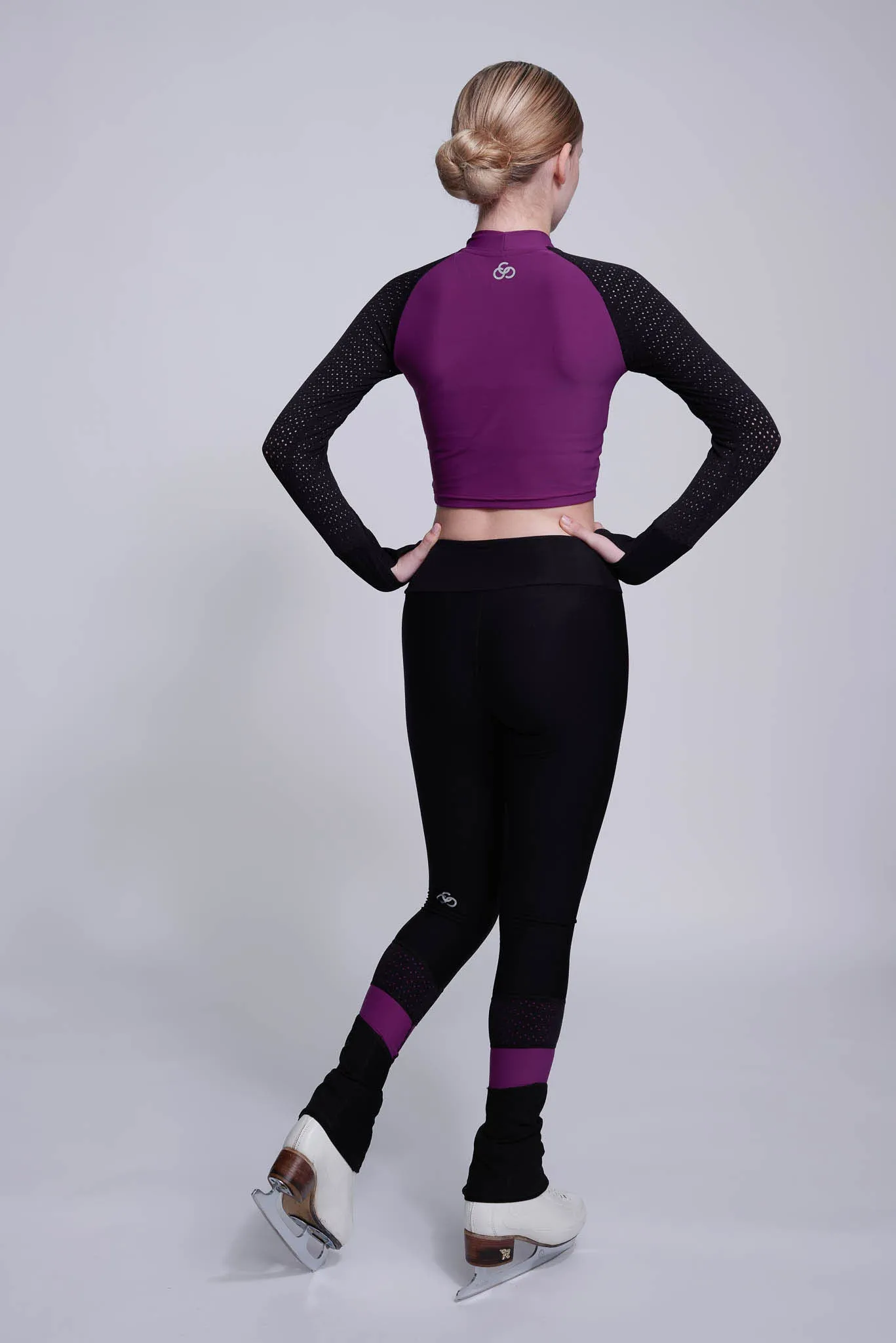 Inspire Crop Top in Berry