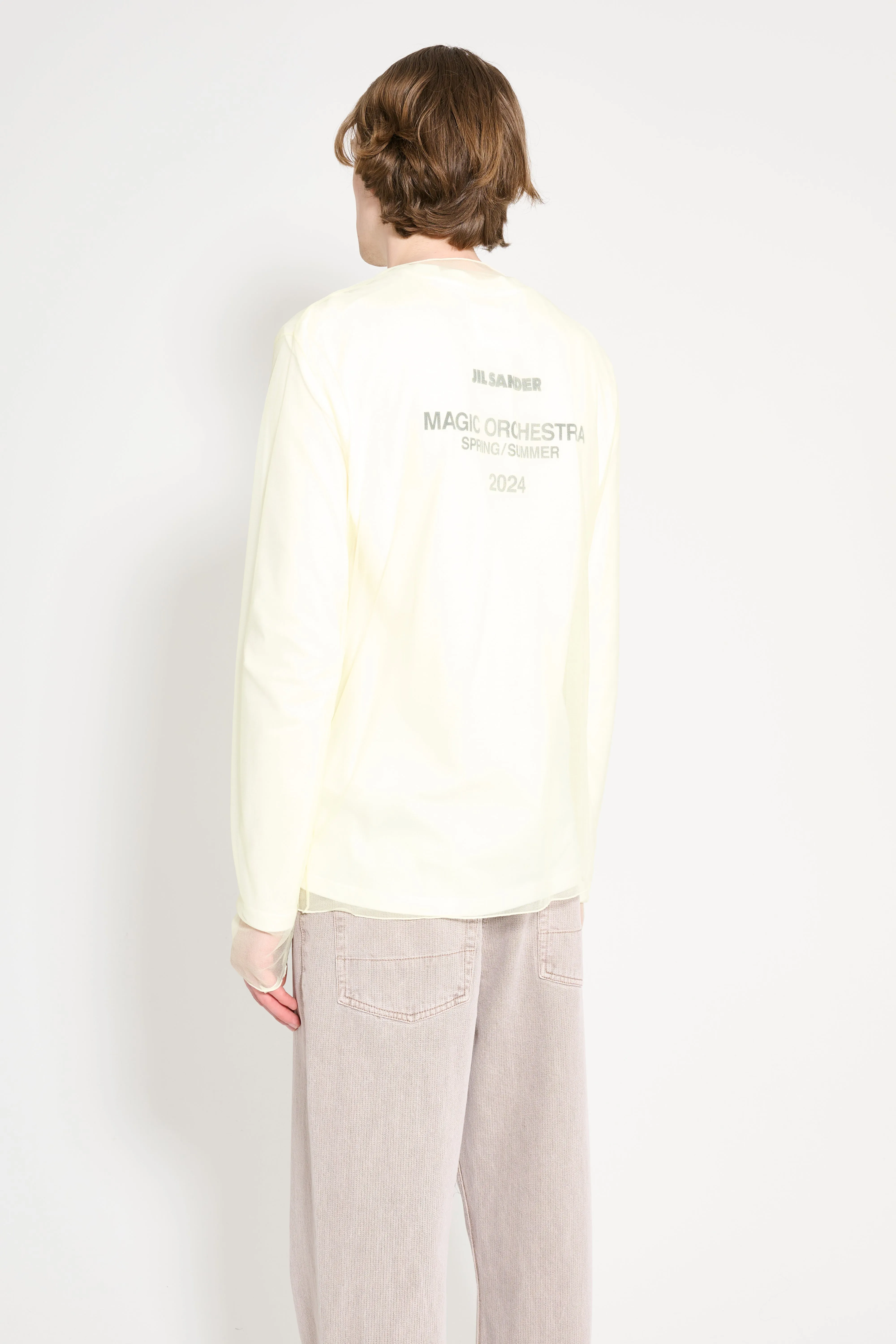 Jil Sander Layered T-shirt Pistacchio Cream