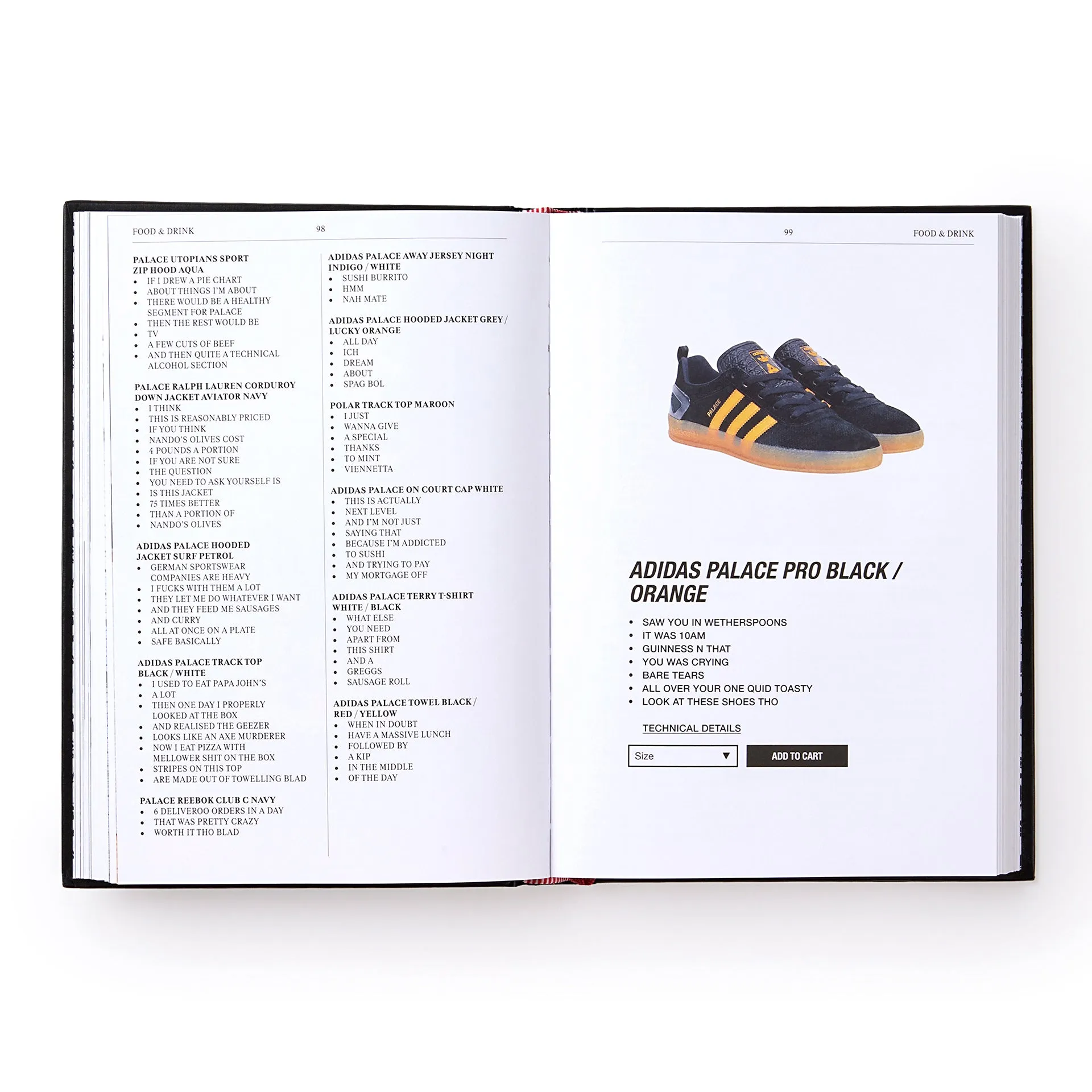 Palace Product Descriptions: The Selected Archive