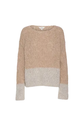 Pelucia Cable Stripe - Caroline Rose/Camel Melange