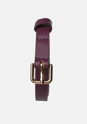 Plum Popsy Belt