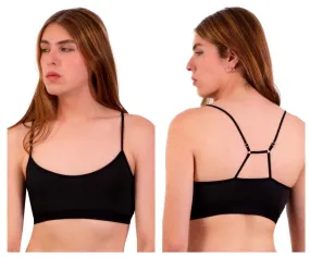 PLURAL PL005 Non-binary Underwear Bra Top Black