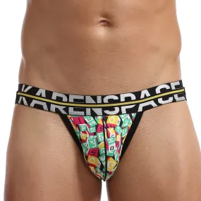 SALE - Mens Polyamide Comfortable & Light Jock Strap Block Letters