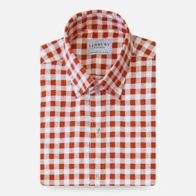 The Orange Coleman Cotton Linen Gingham Custom Shirt